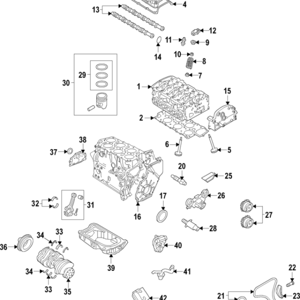 1992 - 2023 Volkswagen Bearing 071-105-561-A-GLB